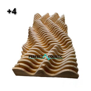 Parametrikus akusztikai diffúzor natúr színben, kódja +4