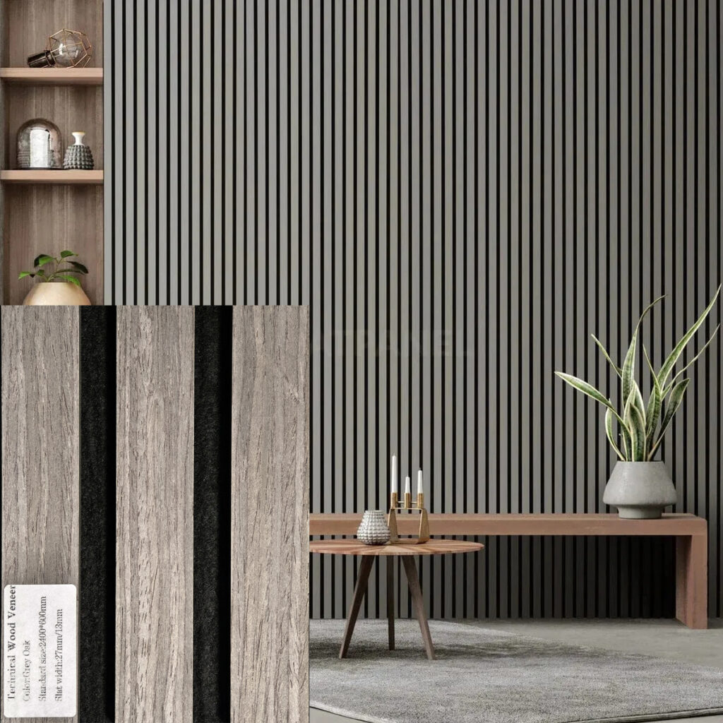 akusztikai fali panel grey oak