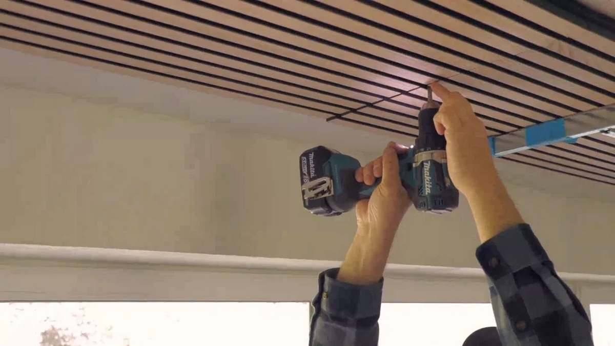 Freja mennyezeti panel 100 cm – Panel szerelése – Mennyezeti