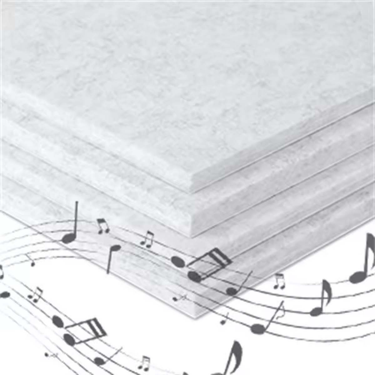 Bilnora extra sűrű félkör alakú akusztikai panel 0,9cm vastag 30*30 cm - Image 6