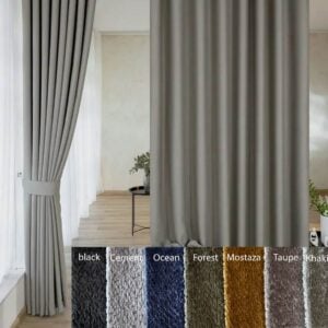 Alove puha zsenília prémium minőségű thermo függöny ajtóra 2