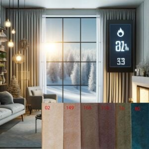 Mustang thermo függöny ajtóra bársonyból - egyedi méretben is elkészítjük 2