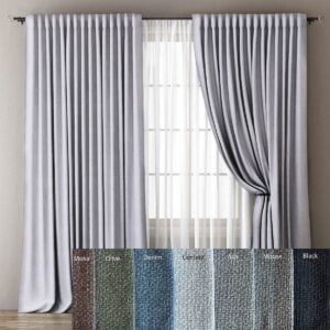 North anyagmintás hőszigetelő függöny ajtóra 2