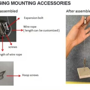 Mennyezeti Függesztő Kampó Akusztikai Panelekhez