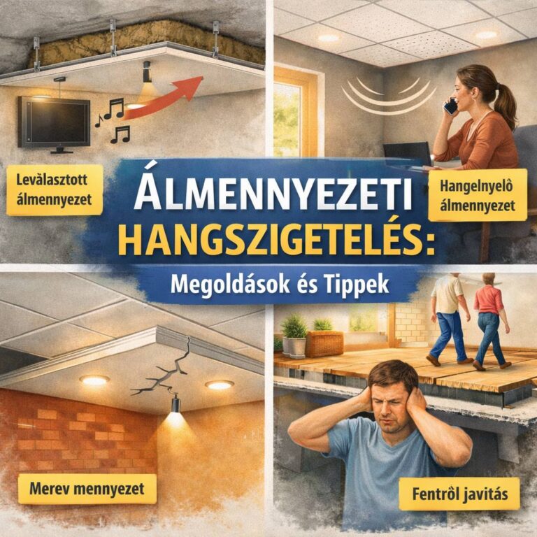 álmennyezeti hangszigetelés